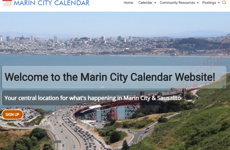 Marin City Calendar Website