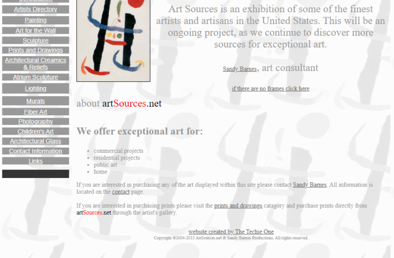 Art Sources website