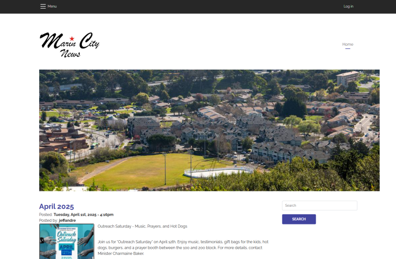 Marin City News website